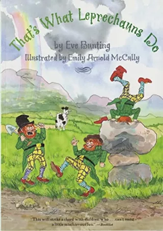 Read ebook [PDF] That's What Leprechauns Do