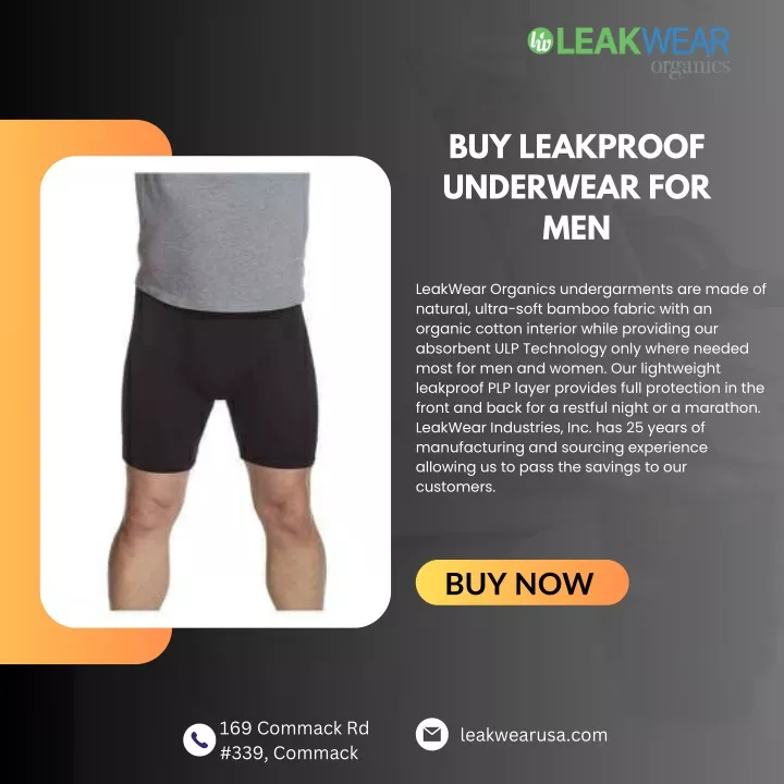 buy leakproof underwear for men