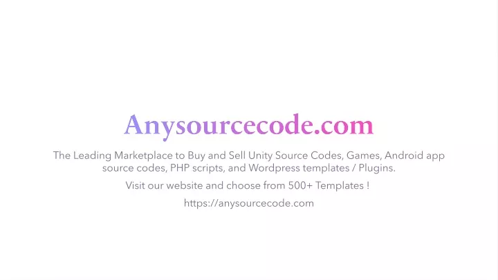 anysourcecode com