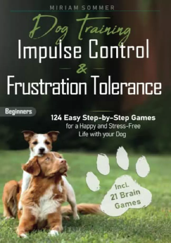 dog training impulse control and frustration