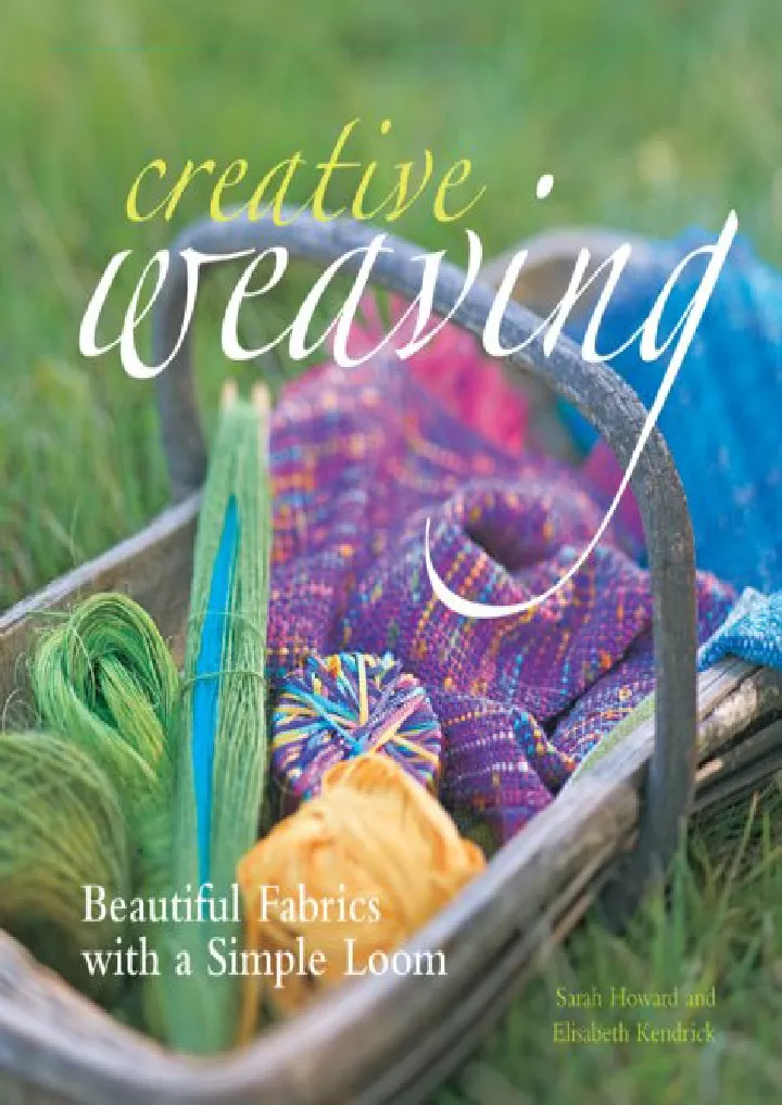 creative weaving beautiful fabrics with a simple