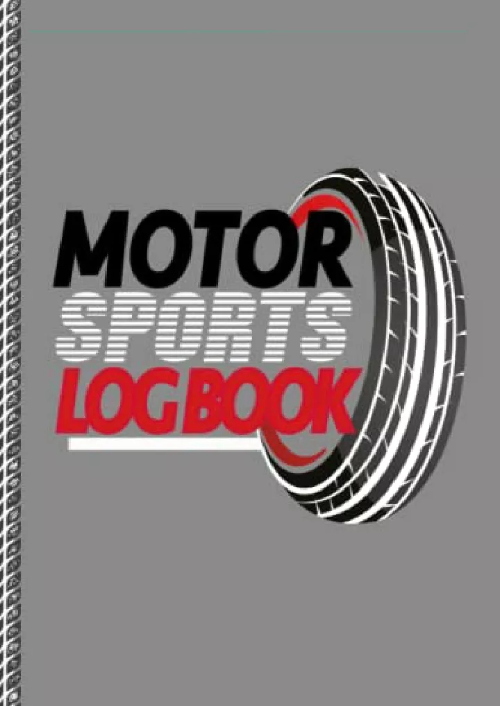 motorsport log book racing journal for circuits
