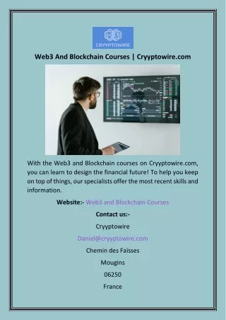 Web3 And Blockchain Courses  Cryyptowire