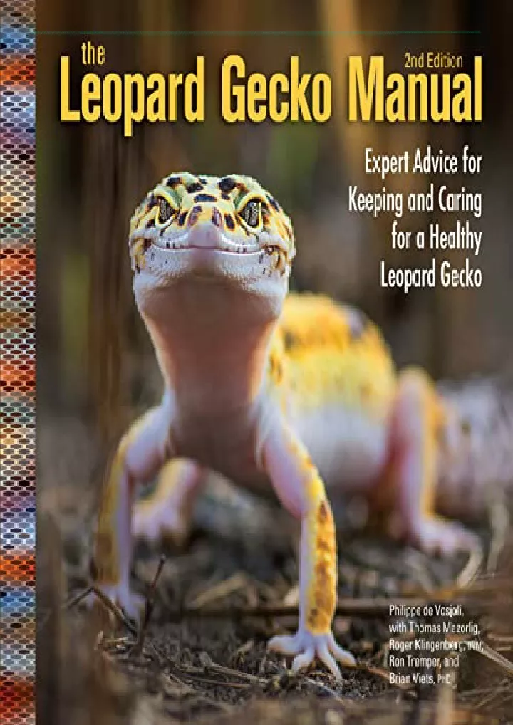 the leopard gecko manual 2nd edition