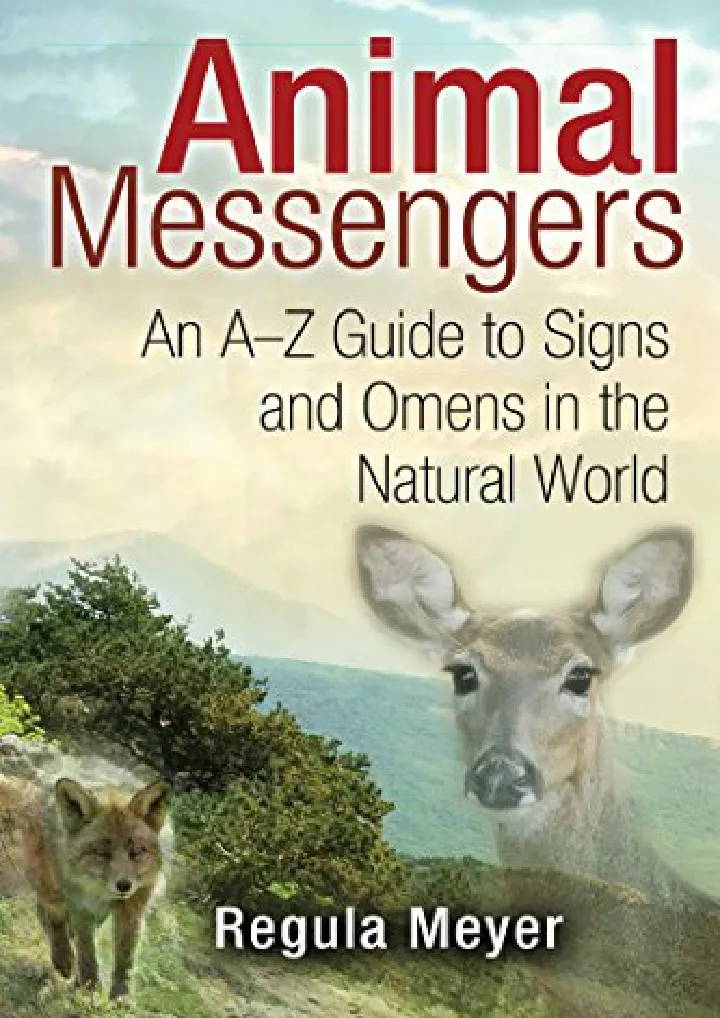 animal messengers an a z guide to signs and omens