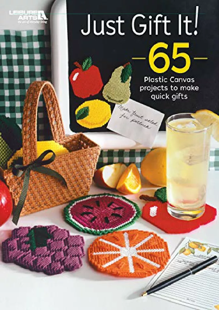 just gift it 65 plastic canvas projects to make