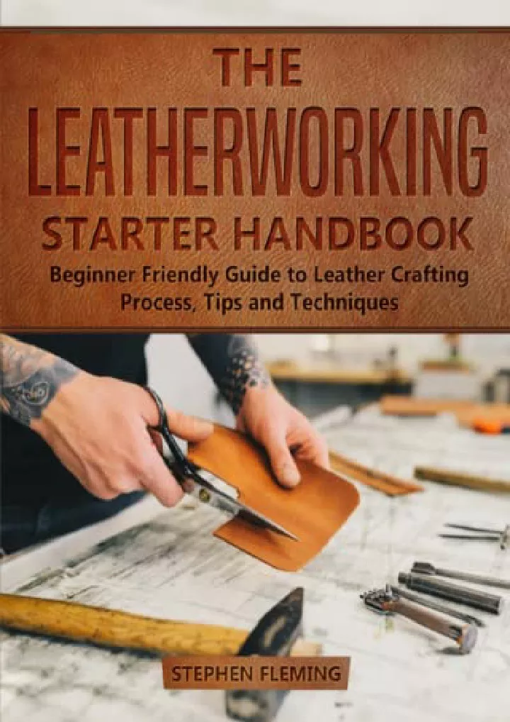 the leatherworking starter handbook beginner