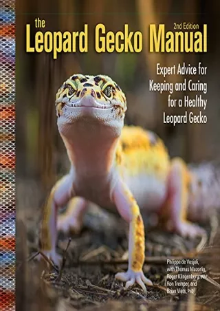 [PDF] DOWNLOAD FREE The Leopard Gecko Manual: Expert Advice for Keeping and Cari