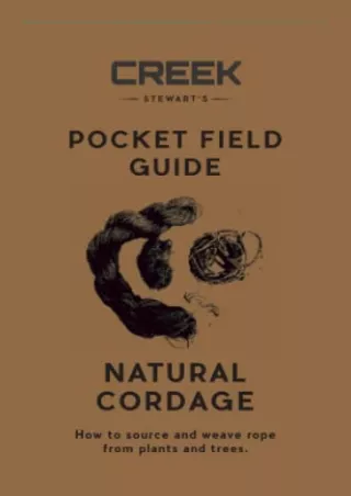 [PDF] READ] Free POCKET FIELD GUIDE Natural Cordage: How to identify six of the