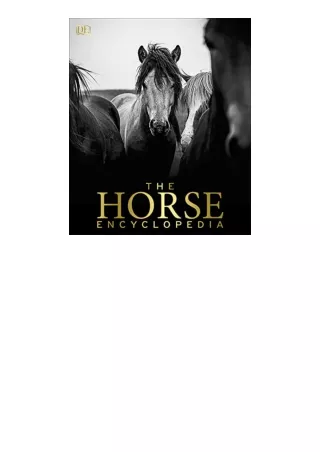 Download The Horse Encyclopedia DK Pet Encyclopedias for ipad
