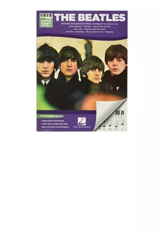 Download The BeatlesSuper Easy Songbook unlimited