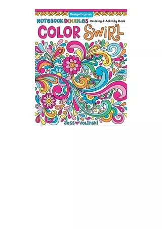 Download Notebook Doodles Color Swirl Coloring and Activity Book Design Originals 32 Curly Swirly DesignsBeginnerFriendl