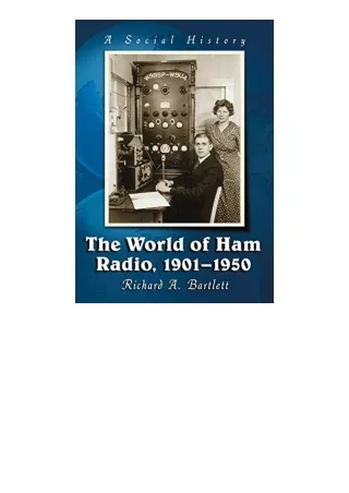 Download The World of Ham Radio 19011950 A Social History free acces