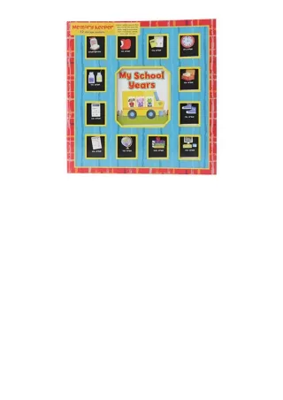 Download PDF School Years Red and Blue Memory Keeper with Storage PocketsPreschool to 12th GradePI Kids for android