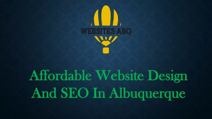 affordable website design and seo in albuquerque
