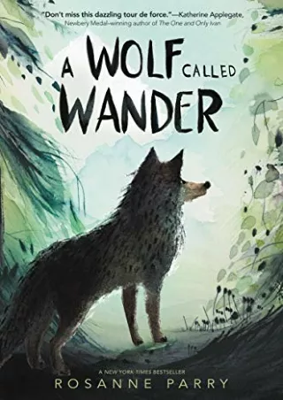 Download Book [PDF] A Wolf Called Wander (A Voice of the Wilderness Novel)