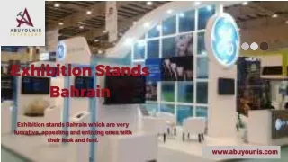 Exhibition stands Bahrain