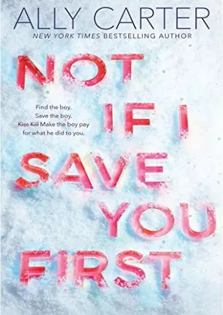 PDF/READ Not If I Save You First
