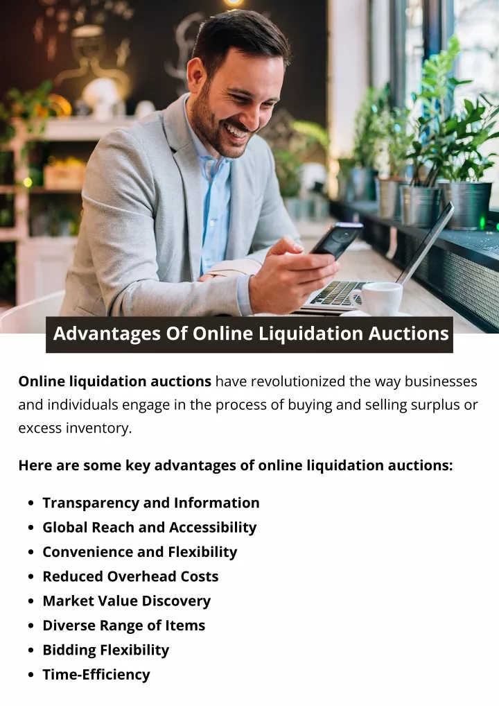 advantages of online liquidation auctions