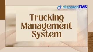 Trucking Management System