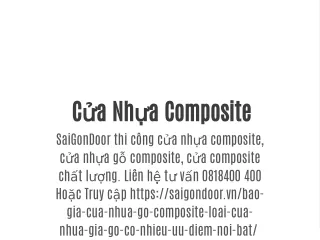 c a nh a composite saigondoor
