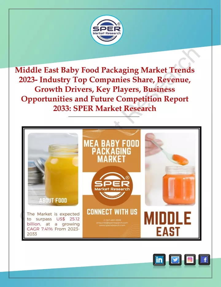 middle east baby food packaging market trends