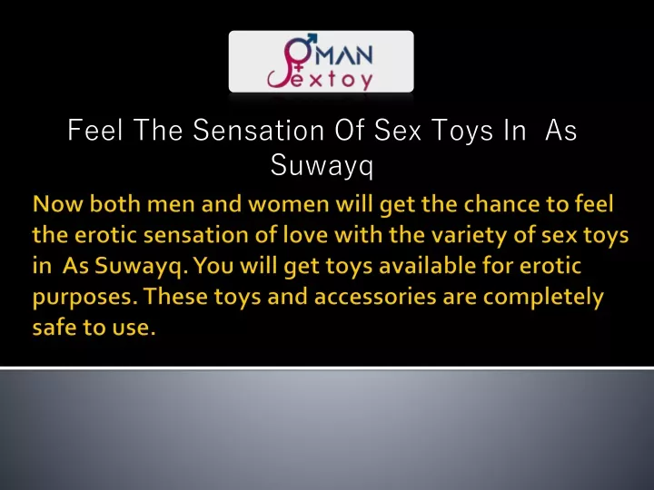 feel the sensation of sex toys in as suwayq