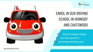 Enrol in Our Best Driving School in Hornsby and Chatswood