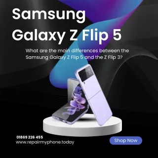 samsung galaxy z flip 5 what are the main