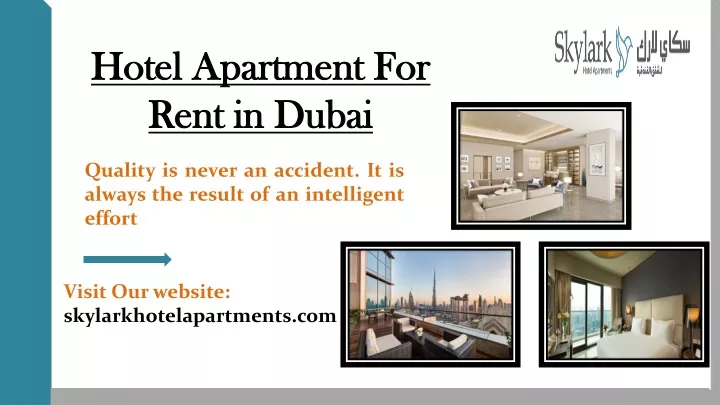 hotel apartment for rent in dubai