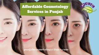 Affordable Cosmetology Services in Punjab