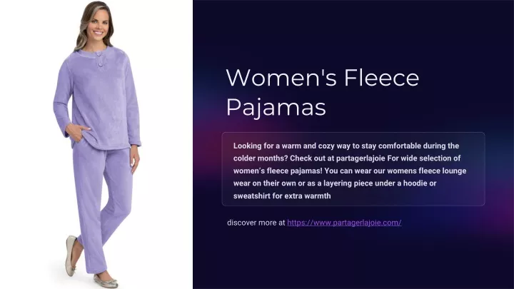 women s fleece pajamas