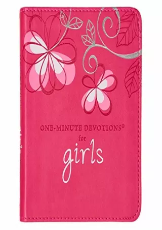 $PDF$/READ/DOWNLOAD One-minute Devotions For Girls
