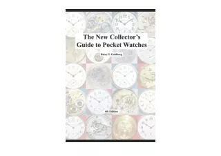 PDF read online The New Collectors Guide to Pocket Watches 4th Edition free acces