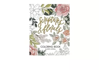 Ebook download Scriptures and Florals Coloring Book for ipad