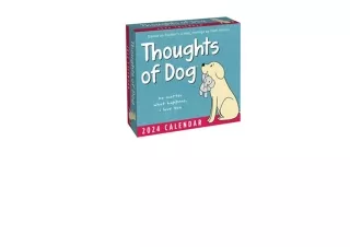 Download Thoughts of Dog 2024 DaytoDay Calendar for ipad