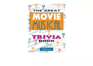 Download The Great Movie Musical Trivia Book Applause Books full