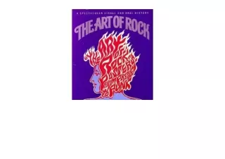 Kindle online PDF The Art of Rock Posters from Presley to Punk free acces