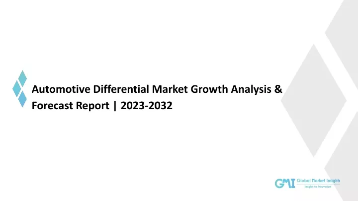 automotive differential market growth analysis
