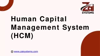 Human Capital Management (HCM)