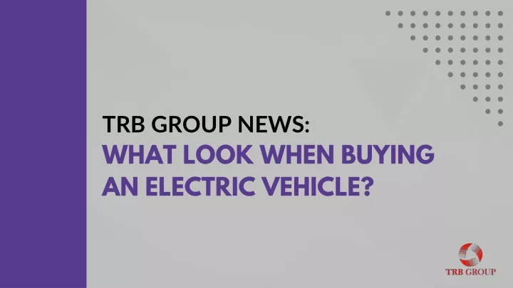 trb group news