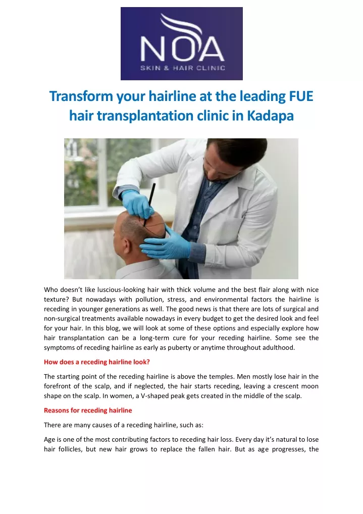 transform your hairline at the leading fue hair