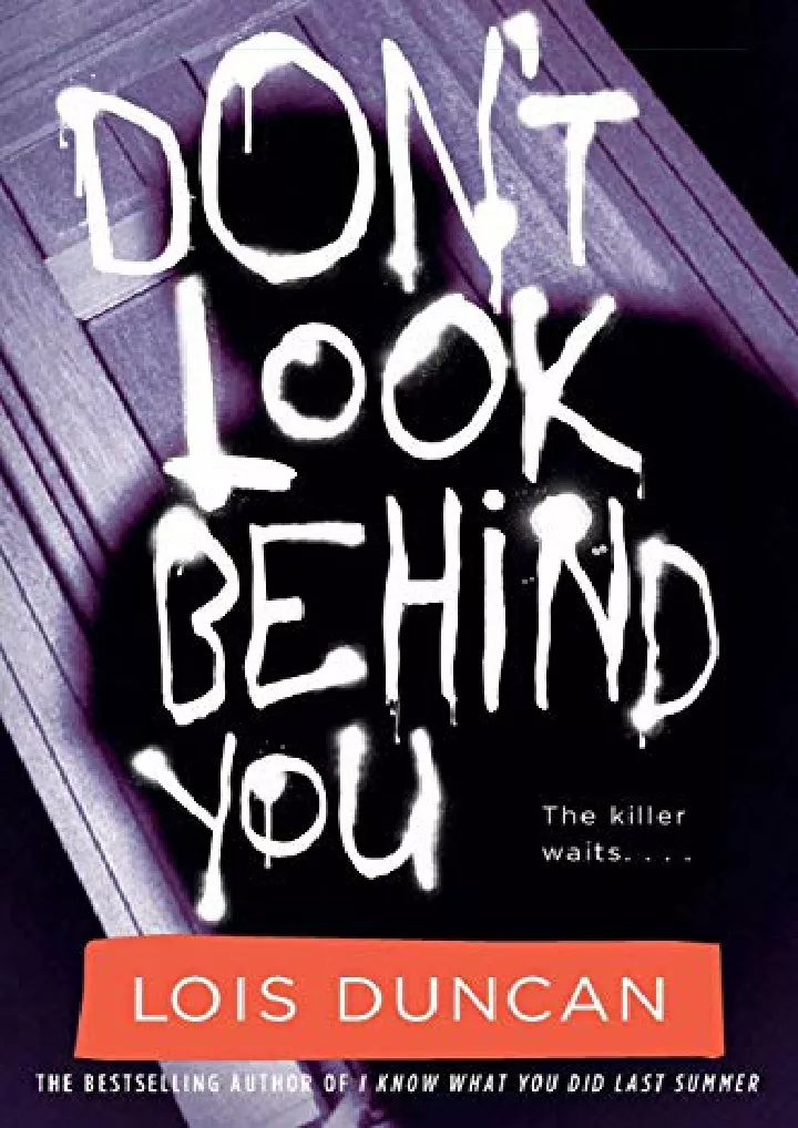 don t look behind you lois duncan thrillers