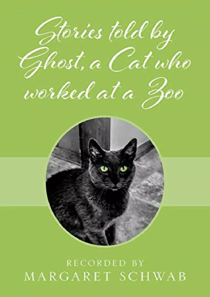 stories told by ghost a cat who worked