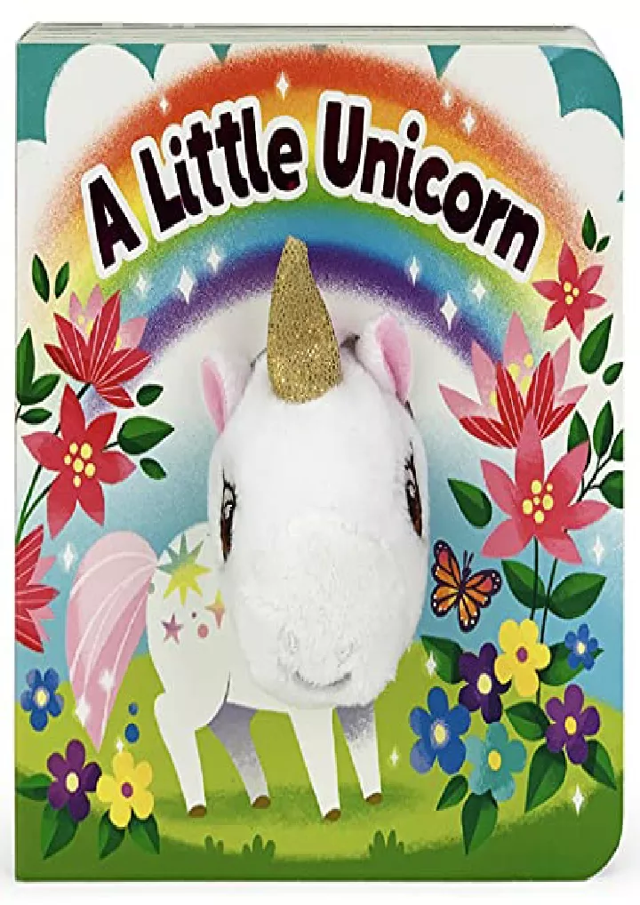 a little unicorn finger puppet board book