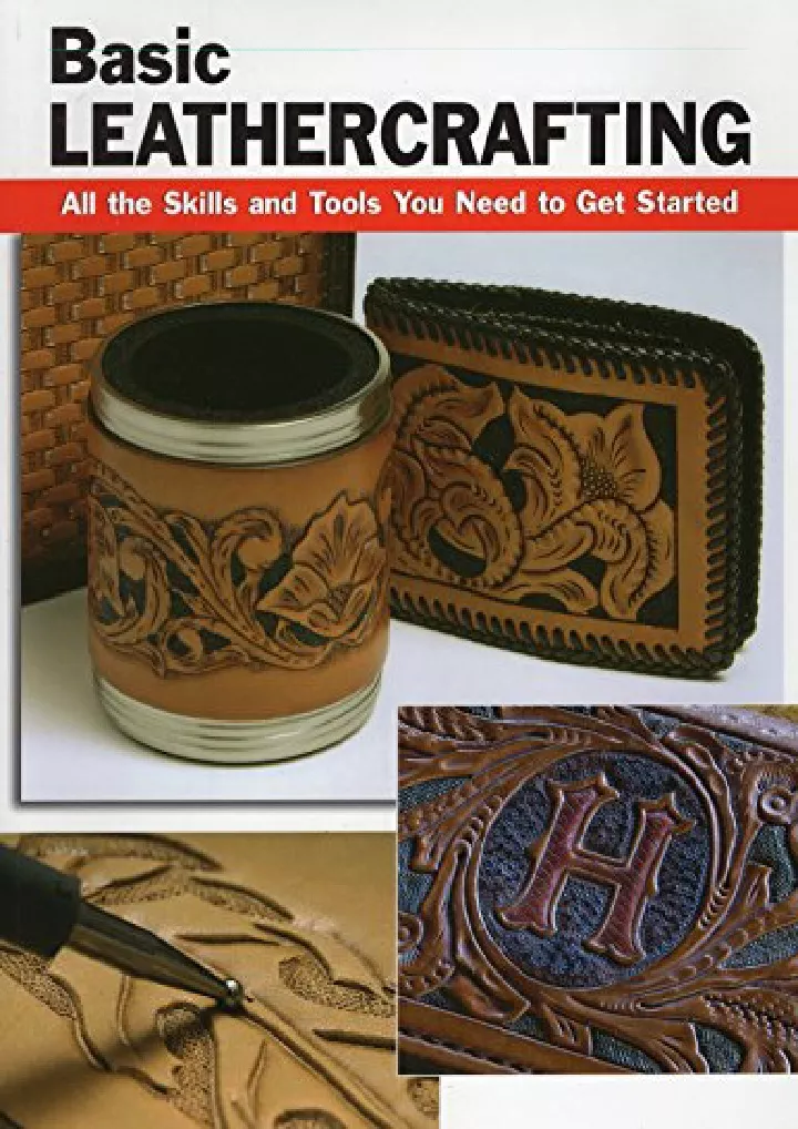 basic leathercrafting all the skills and tools