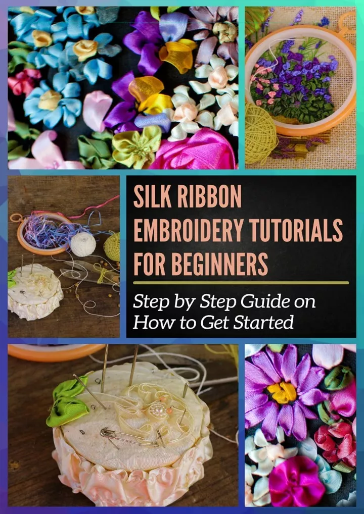 silk ribbon embroidery tutorials for beginners