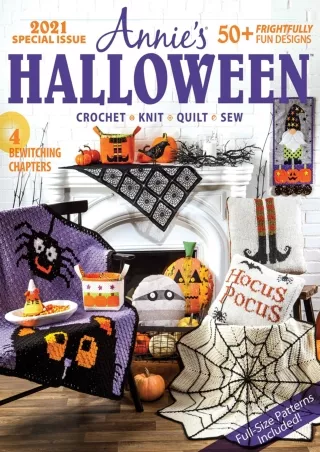 PDF Download Crochet Magazine World 50   Frightfully fun designs Halloween