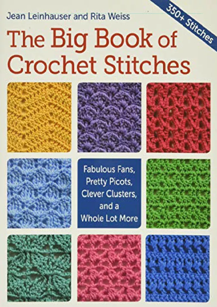 the big book of crochet stitches fabulous fans