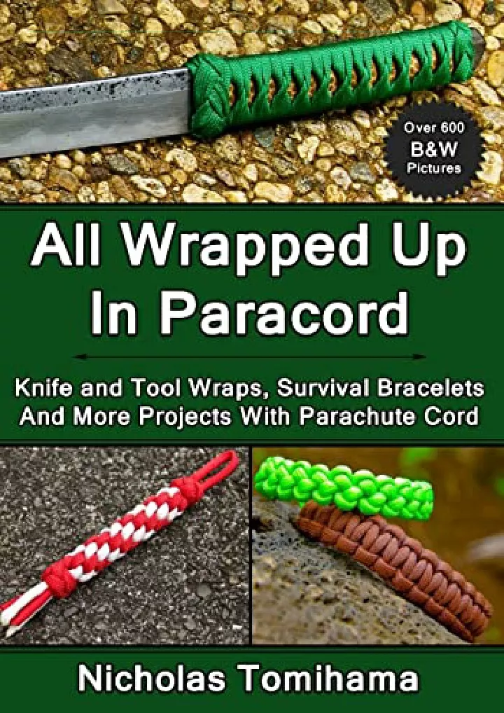 all wrapped up in paracord knife and tool wraps